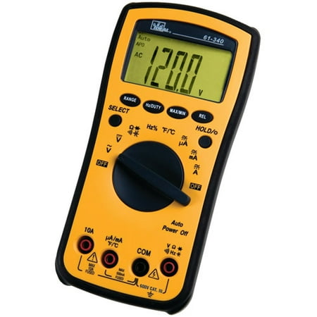 Ideal 61-340 Test-Pro Multimeter Relative Mode Backlight Auto Power Off