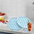 thumbnail image 6 of Ice Cube Tray with Lid and Bin Round Ice Cube Trays for Freeezer,BPA-Freee Food-Grade Ice Mold,Stackable Ice Ball Maker,Circle Ice Cube Tray for Cocktails,Whiskey,Coffee,and Drinks, 6 of 6
