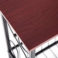 thumbnail image 4 of 31.5" Length Tray Table Portable Side Table for Bed, Removable Sofa Side Table Desk with Wheels, Table Laptop Cart, Height Adjustable Coffee Snack Table for Living Room, Bedroom (Black), 4 of 18