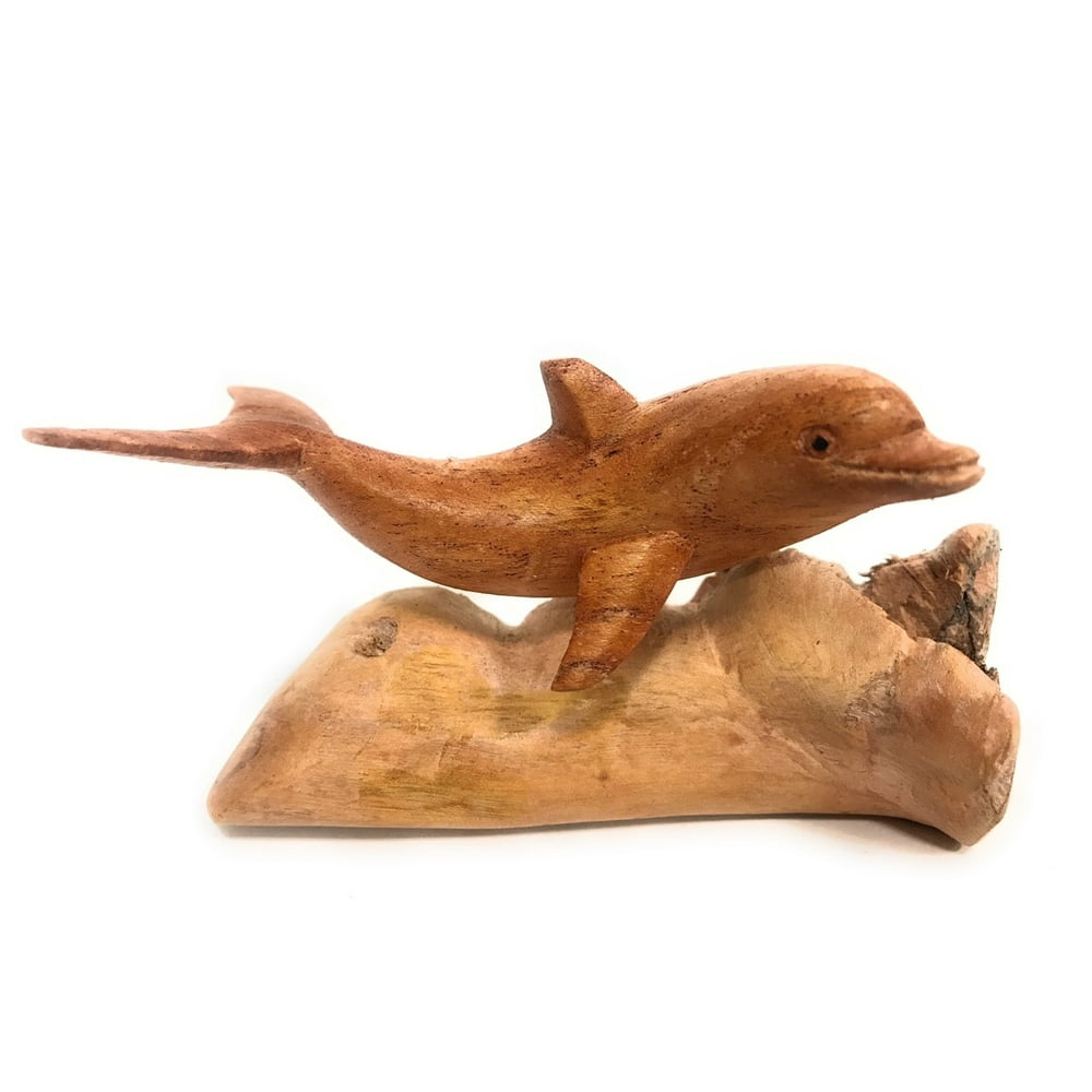 Carved Dolphin on Driftwood base 5