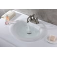 thumbnail image 3 of Cadenza Series 20.5 in. Ceramic Drop In Sink Basin in White, 3 of 3
