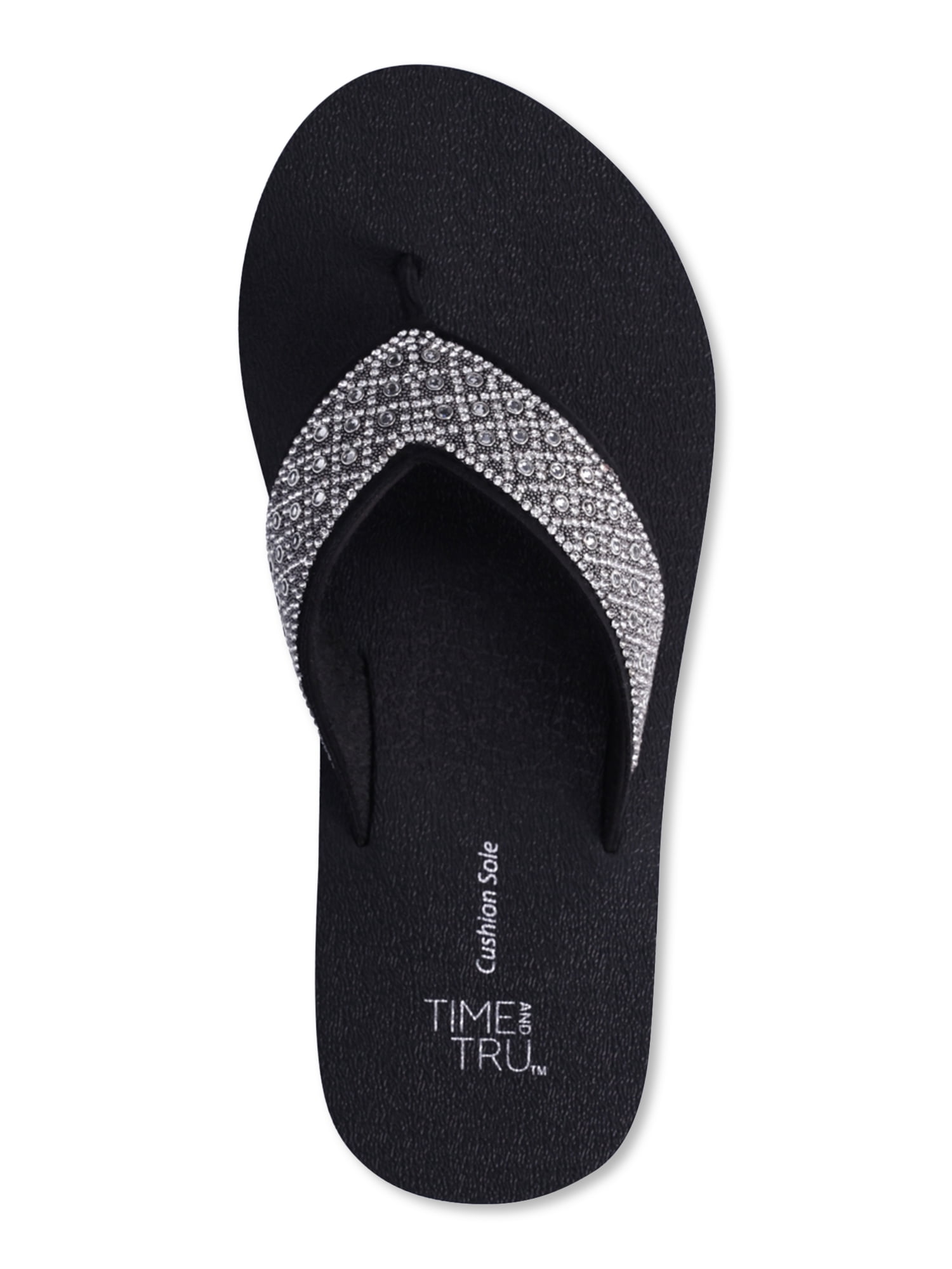 Time and Tru Women's Lifestyle Flip Flop Flat Sandals