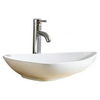 Fine Fixtures MV2618TW Triangular Vitreous China Vessel Sink