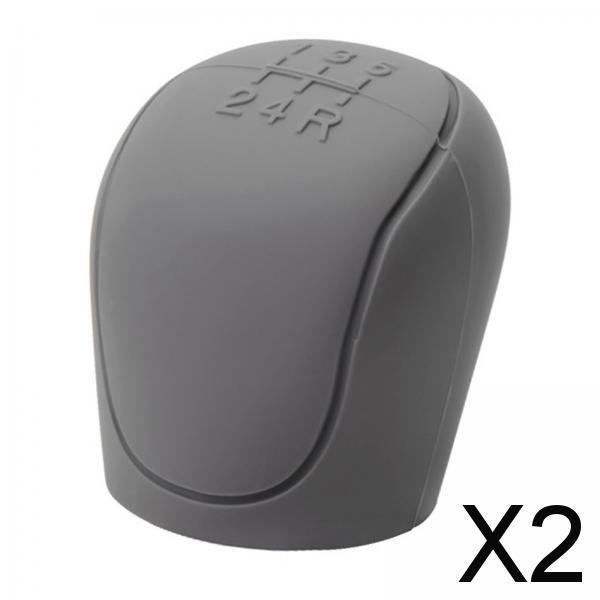 Funda de Perilla de Cambio de Velocidades CUTICAT Accesorio Premium para Coche Moderno 2 Piezas