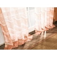 thumbnail image 4 of Deconovo Decorative Sheer Window Curtains for Living Room, Moroccan Style Pattern, 52 x 84 Inch, Orange, 2 Panels, 4 of 7
