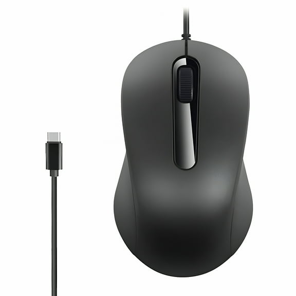 GJX Wired Mouse: USB-C Compatible Mouse for Notebooks and Phablets