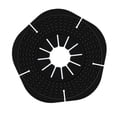 thumbnail image 1 of Car Wiper Hole Protector Dustproof Prevent Leaves Vehicles Trucks Black Large Diameter, 1 of 8