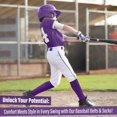 thumbnail image 2 of JASGOOD Baseball Belt and Socks Combo Set for Youth Adult Breathable Softball Socks and Adjustable Elastic Belt, 2 of 7