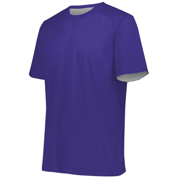 Augusta Short Sleeve Mesh Reversible Jersey 1602 Royal/White S