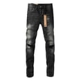 thumbnail image 2 of Ksubi Jeans Men's 2025 High Quality Streetwear Slim Fit Stretch Jeans Baggy Ripped Straight Skinny Denim Pants, 2 of 7