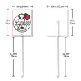 thumbnail image 2 of Eveokoki Fruit Signs For Garden With Stake Lychee Yard Sign Vegetable Garden Label Stakes Plant Markers For Outdoor Plants Waterproof 8x12inch Nursery Garden Fruit Outdoor Sign, 2 of 6