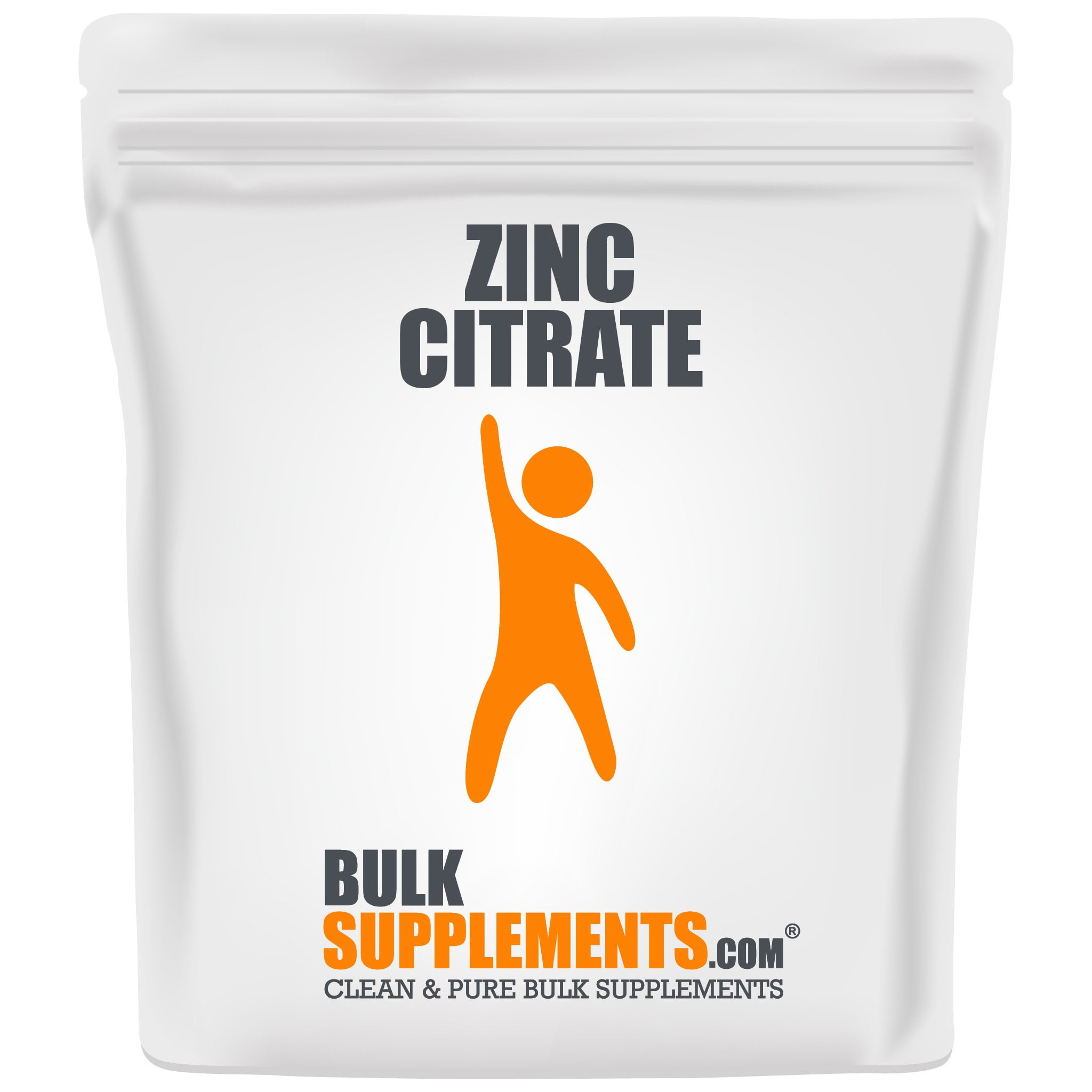 BulkSupplements.com Zinc Citrate - Zinc Supplements - Pure Zinc - Elemental Zinc - Zinc Mineral Supplements (250 Grams - 8.8 oz - 1666 Servings)