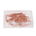 thumbnail image 1 of Office Clips,100Pcs Paper Clips Rose Paperclips Metal Paperclips Elevated Design, 1 of 9