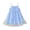 Sky Blue, variant on Girls Summer Floral Print Dresses Flowy Sleeveless V Neck Bow Shoulder Ruched Waist Casual Play Sundress Sky Blue 4-5 Years