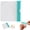 Green, variant on Reusable Clear Zipper Bags Mini Waterproof Storage Pouches for Travel Vitamins Daily Supplements - 1 Pack