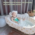 thumbnail image 4 of Bañera Plegable Para Bebé, Bañera Inflable Portátil Para Niños Pequeños Con Bomba De Aire Integrada Para Recién Nacidos Y Bebés, 4 of 7