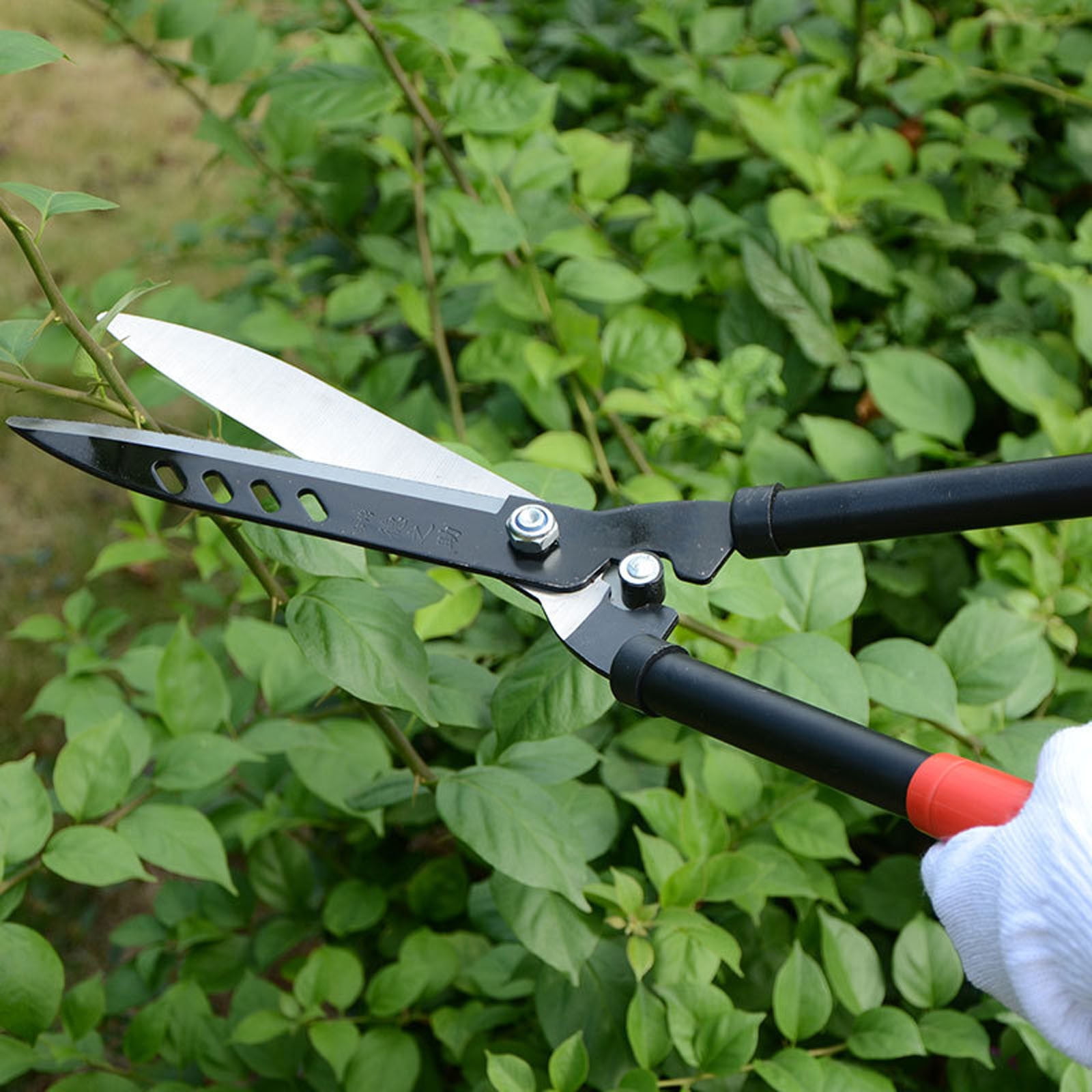 Heavy Duty Garden Pruning Shears 2 In 1 System Ergonomic Branch Cutter For Trees Shrubs Hedges Landscaping Tools