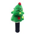 thumbnail image 1 of Funda protectora para cabeza de palo de golf de madera con temática navideña Árbol de Navidad, 1 of 8