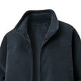 thumbnail image 3 of Men's Polar Fleece Jacket Casual Full Zip Sherpa Coat Soft Athletic Hiking Outdoor Warm Outwear with Pockets, 3 of 5