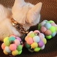 thumbnail image 5 of Methold Bola de juguete para gatos, bolas de felpa artificiales con sonido divertido interactivo, suministro para mascotas, regalo de viaje Juguetes para gatos, 5 of 5