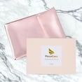 thumbnail image 6 of PiccoCasa 1 Pc 19 Momme Silk Pillowcase for Hair and Skin, Standard Pink, 6 of 8