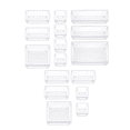 thumbnail image 1 of Organizador De Cajones Joyas Maquillaje 16 Pzas De Plástico Malubero,  Transparente, 1 of 5