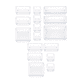 thumbnail image 1 of Organizador De Cajones Joyas Maquillaje 16 Pzas De Plástico Malubero,  Transparente, 1 of 5