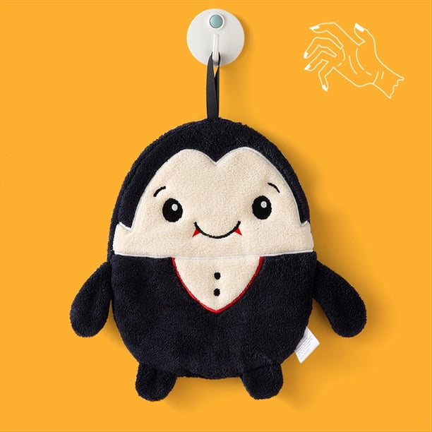 4 Piezas Servilletas de Toalla de Mano de Halloween Toalla de Pañuelo Súper Absorbente para Manos Regalo de Halloween para Niños
