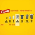 thumbnail image 4 of Glad Clear Garbage Bags - Regular 74 Litres - 10 Trash Bags, Guaranteed strong, 4 of 5
