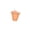 Orange, variant on Minimalists Wall Planter Plastic Hanging Pots Space Saving Container for Home office Bathroom Artificial P-ink