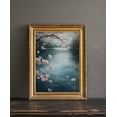 thumbnail image 3 of Japanese Cherry Blossom Poster Dark Academia Art Japanese Decor Antique Floral Illustration Vintage Nature Wall Art Rustic Aesthetic, 3 of 3
