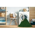 thumbnail image 2 of Ahgly Company Machine Washable Indoor Round Transitional Green Area Rugs, 7' Round, 2 of 7