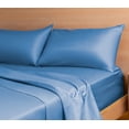thumbnail image 2 of Juego De Sábanas Matrimonial 100% Microfibra Modelo Azul, 2 of 4