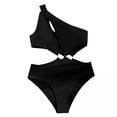thumbnail image 2 of Jovati Women's Bikini Swimsuits One Shoulder Bathing Suits Filled Swimwear Has A Chest Pad No Steel Support Siamese Beachwear Sexy One Piece Swimsuits On, 2 of 4