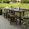 thumbnail image 3 of Highwood 6-pc Lehigh Balcony Set - Counter Height, Outdoor, Eco-friendly, Synthetic Wood, 3 of 8