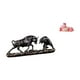 thumbnail image 1 of Estatua de escritorio,Figura decorativa de pelea de toros y osos,Escultura de ciervo,Estatuas de ciervos durmientes de resina,adornos Fengshui,Estatua de ciervo de resina,figura decorativa de, 1 of 8