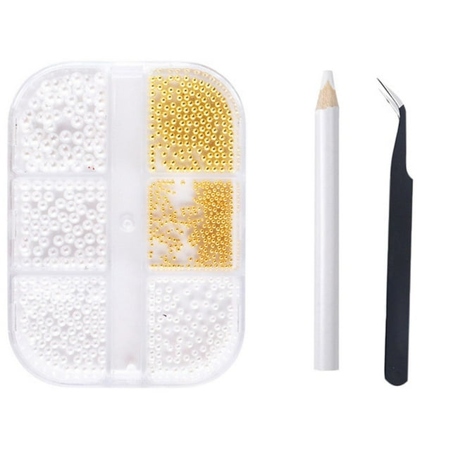 Set de accesorios para uñas japonés semicírculo con fondo plano