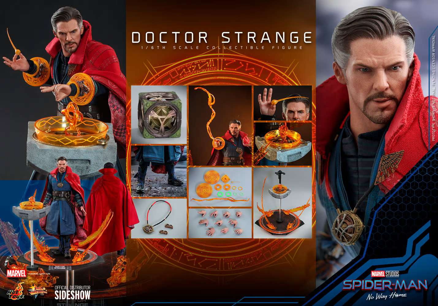 Figure Hot Toys MMS629 - Marvel Comics - Spider Man : No Way Home - Doctor Strange