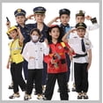 thumbnail image 1 of Disfraz de policía para niños, conjunto de cosplay para fiesta de Halloween, disfraz de actuación de Interpol para niños, 1 of 5