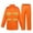 Orange, variant on WILLBEST Pants Men's Two Tier Rain Suits Rain Jacket with Pants High Visibility Reflective Rain Gear Men's Clothing Sets