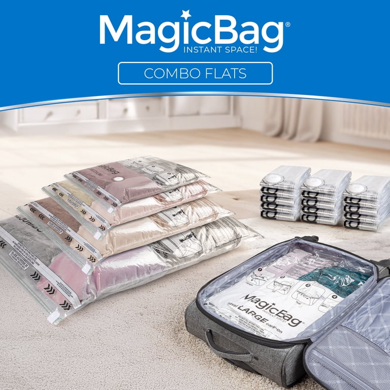 MagicBag Variety Pack Vacuum Storage Bags, 20 Pack Flat