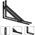 thumbnail image 2 of Heavy Duty Shelf Bracket Wall L Bracket Metal Support Angle Bracket For Shelves Wall, 2 of 5