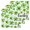 Green, variant on St Patrick's Day Kitchen Dish Towels for Drying Dishes Set of 3, Lucky Shamrock Leaf Plants Spring Green Waffle Weave Microfiber Hand Tea Bathroom Towels Quick Dry & Absorbent Towel 12x12