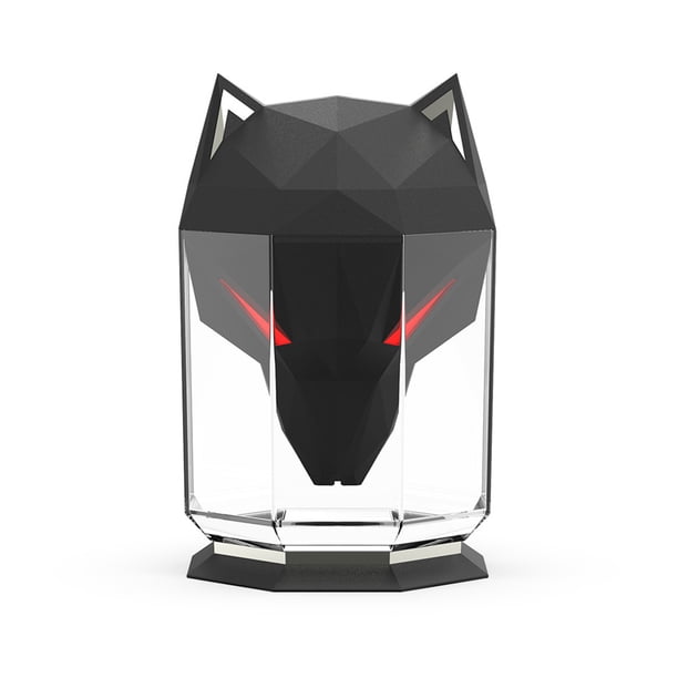 Humidificador de aire de escritorio War Wolf, difusor de aire eléctrico para el dormitorio del hogar (negro) Ehuebsd Libre de BPA