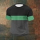 thumbnail image 5 of Tops para hombre, blusas y camisas de manga corta con cuello redondo para hombre, camisetas casuales holgadas con estampado elástico para hombre, blusa de manga corta con cuello redondo para primavera, 5 of 7