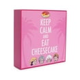 thumbnail image 1 of The Golden Girls Keep Calm And Eat Cheesecake 6 x 6 Inch Wood Box Sign, 1 of 2