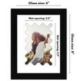 thumbnail image 4 of Americanflat 6" x 8" Picture Frame with Wavy Mat - Black, 4 of 9