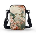 thumbnail image 2 of XYZCANDO Hummingbird Flower Small Crossbody Cellphone Bags for Women Mini Messenger Phone Handbag Shoulder Purse Portable Money Case with Strap Lightweight for Running Yoga Hiking, 2 of 7