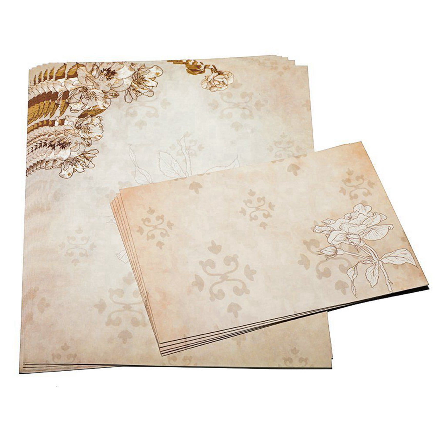 80 Sheet Vintage Stationery Sets with Envelopes for Writing Letters