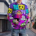 thumbnail image 5 of Teen Titans Go Hoodie 3D Print Pullover Hooded Long Sleeve Sweatshirts Tops Blouse with Pocket for Mens Womens, 5 of 7